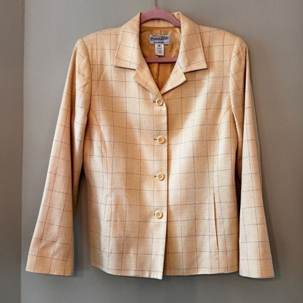 Pendleton Wool Yellow Jacket Size 10